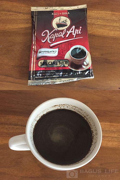 インドネシアのサンバル- Nutrisari- インドネシアインスタントコーヒー 糖分控えめでも変わらず美味しい！インドネシアの沈殿コーヒー